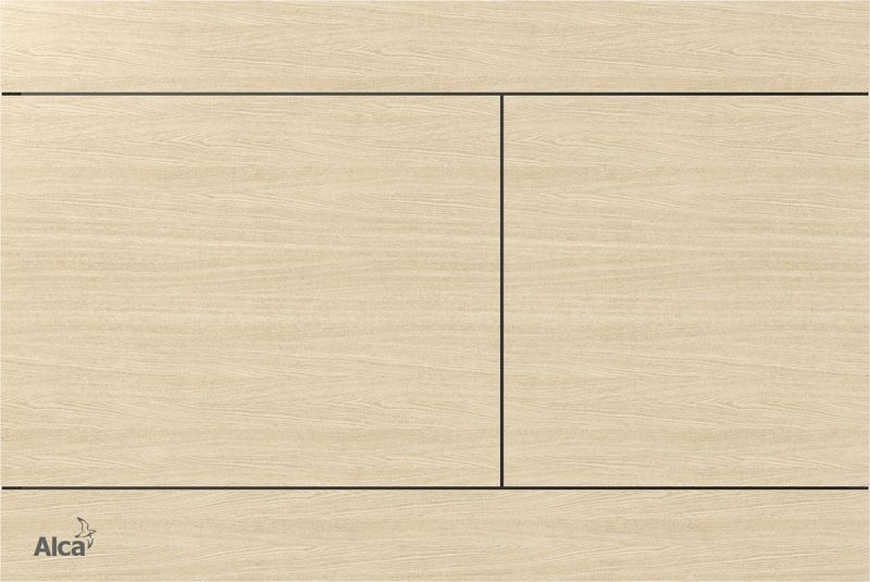 Клавіша змиву AlcaPlast Flat білий матовий FUN OAK WHITE