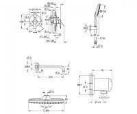 Душевая система скрытого монтажа Grohe QuickFix Start хром UA25183007