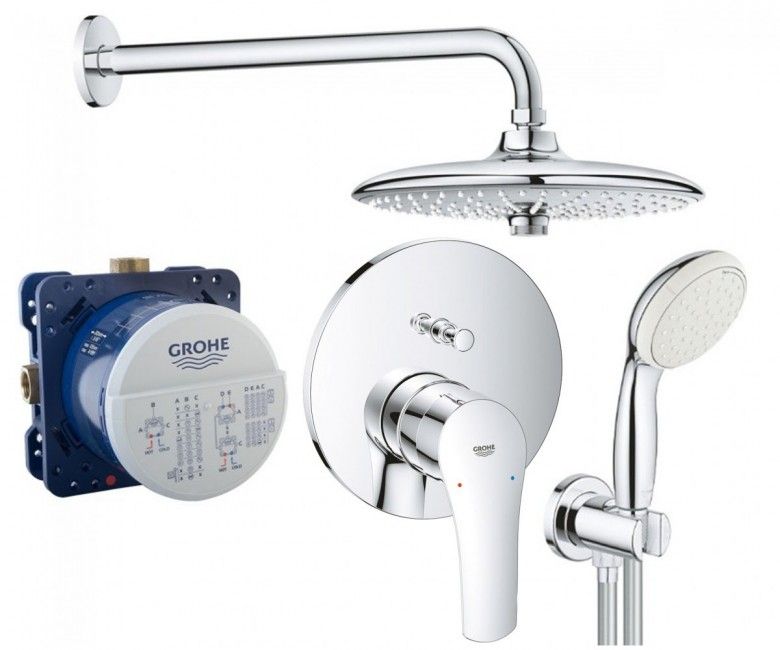 Душевая система скрытого монтажа Grohe SmartControl хром UA34614SC4