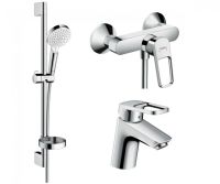 Набір змішувачів Hansgrohe Logis Loop 3 в 1 хром 1052019
