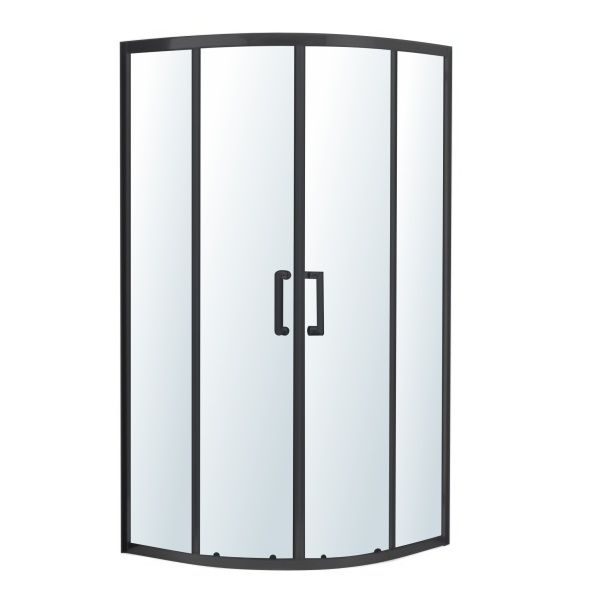 Душова кабіна Imprese VALTICE 90x90 (профіль - чорний, скло - прозоре) i51585