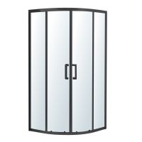 Душова кабіна Imprese VALTICE 90x90 (профіль - чорний, скло - прозоре) i51585