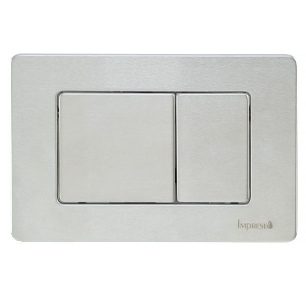 Клавіша змиву Imprese i-FRAME хром брашований i7112SS