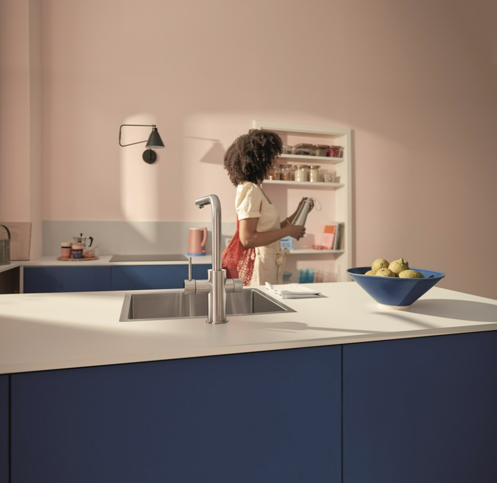 Змішувач для кухні Grohe Blue Pure Minta сталь 30601DC0 під фільтровану воду