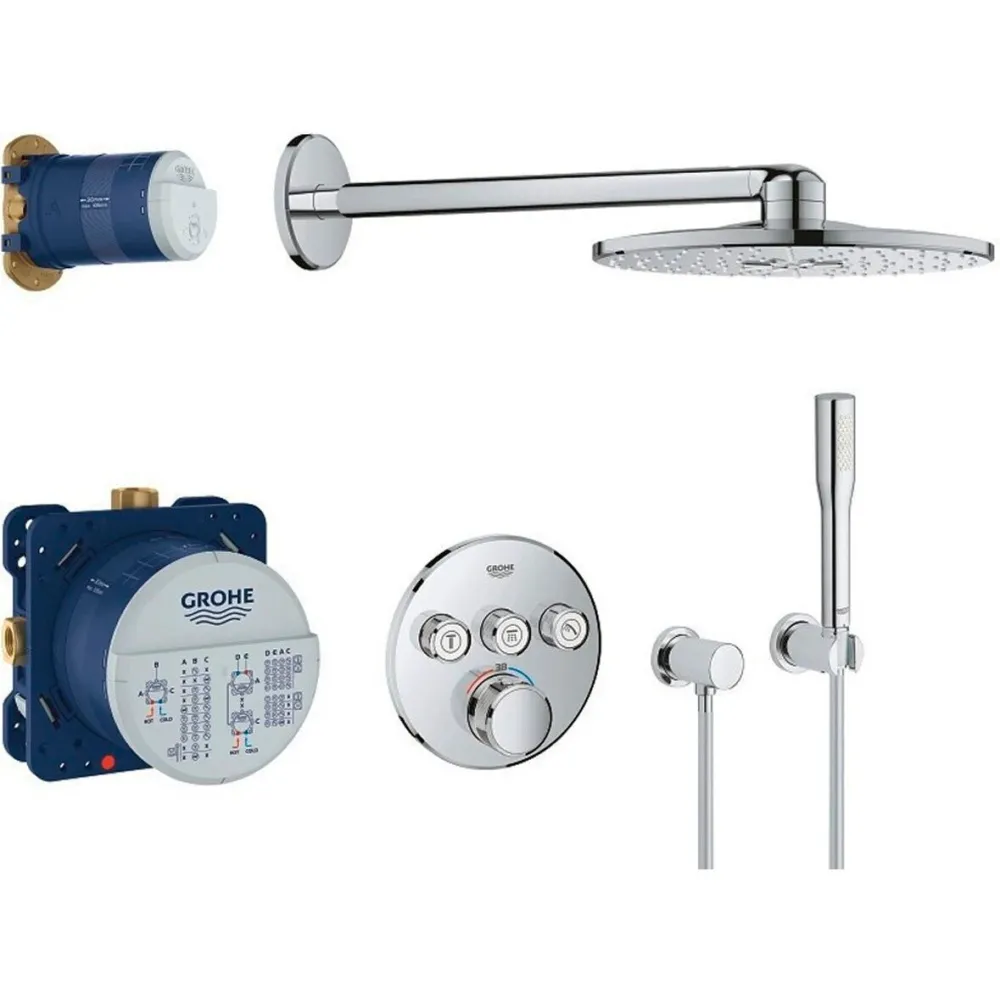 Душевая система скрытого монтажа Grohe Grohtherm Smartcontrol 34705000