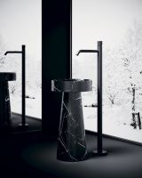 Смеситель для раковины Paffoni Jo черный матовый JO031NO
