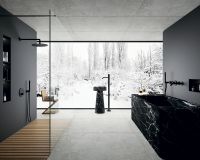Смеситель для раковины Paffoni Jo черный матовый JO031NO