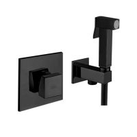 Гигиенический душ Paffoni Tweet Square черный матовый KITDUP112NO