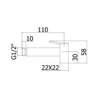 Гигиенический душ Paffoni Tweet Square черный матовый KITDUP112NO