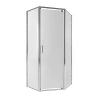 Душова кабіна Qtap Leo 90x90 (профіль - хром, скло - прозоре) LEOCRM10995AC6