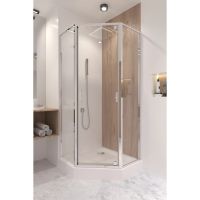 Душова кабіна Qtap Leo 90x90 (профіль - хром, скло - прозоре) LEOCRM10995AC6