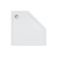 Душова кабіна Qtap Leo 90x90 (профіль - хром, скло - прозоре) LEOCRM10995AC6SET з піддоном