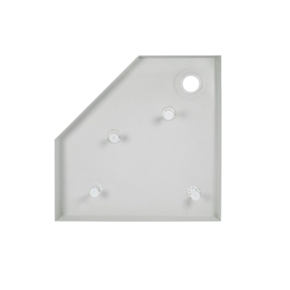 Душова кабіна Qtap Leo 90x90 (профіль - хром, скло - прозоре) LEOCRM10995AC6SET з піддоном
