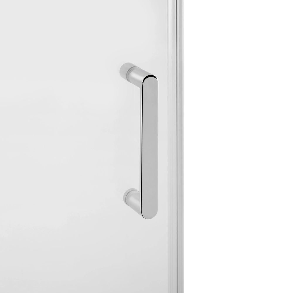 Душова кабіна Qtap Leo 90x90 (профіль - хром, скло - прозоре) LEOCRM10995AC6SET з піддоном