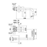 Змішувач для раковини Paffoni Light медове золото LIG007HG70