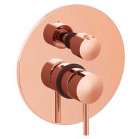 Змішувач прихованого монтажу Paffoni Light рожеве золото LIG018ROSE