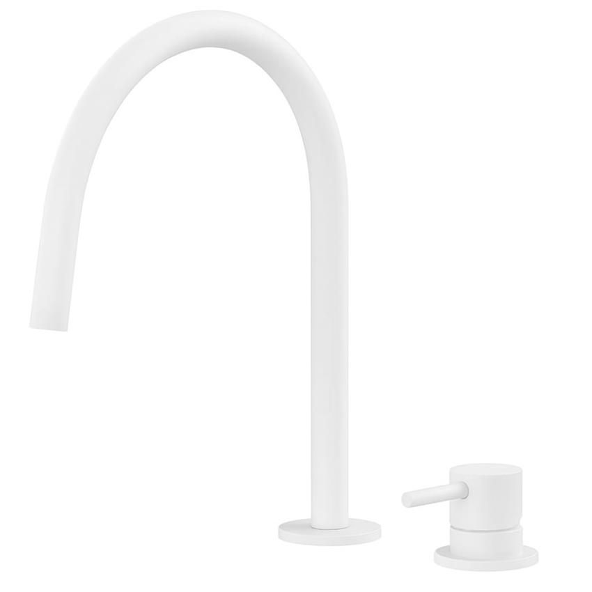 Смеситель для раковины Paffoni Light белый матовый LIG051BO