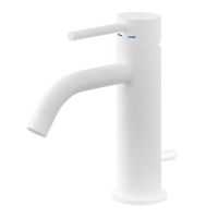 Смеситель для раковины Paffoni Light белый матовый LIG075BO