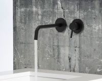 Смеситель для раковины Paffoni Light черный матовый LIG101NO70