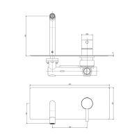 Змішувач для раковини Paffoni Light рожеве золото LIG104ROSE