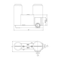 Смеситель для раковины Paffoni Light розовое золото LIG105ROSE
