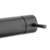Змішувач для душу Paffoni Light чорний матовий LIG168DNO з регульованим душовим гарнітуром