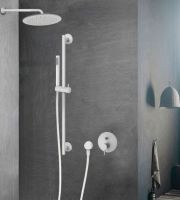 Смеситель скрытого монтажа Paffoni Light белый матовый LIGBOX015BOM