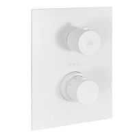 Смеситель скрытого монтажа Paffoni Light белый матовый LIQ513BOM