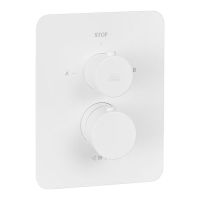 Змішувач прихованого монтажу Paffoni Light білий матовий LIQBOX516BO