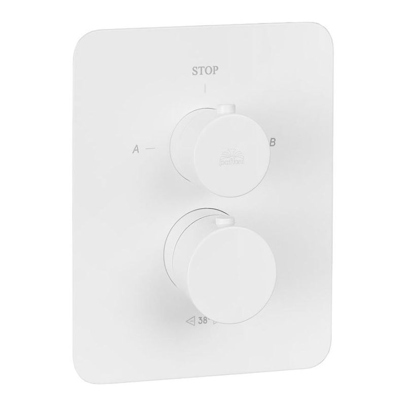 Змішувач прихованого монтажу Paffoni Light білий матовий LIQBOX516BO