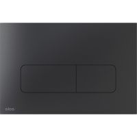 Клавіша змиву AlcaPlast Flat чорний матовий MOON-BLACK