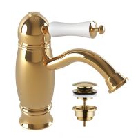 Змішувач для раковини Bugnatese Oxford золото OXFDO6319SC