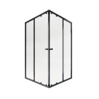 Душова кабіна Qtap Pisces 105x90 (профіль - чорний, скло - прозоре) PISBLA10911SC5