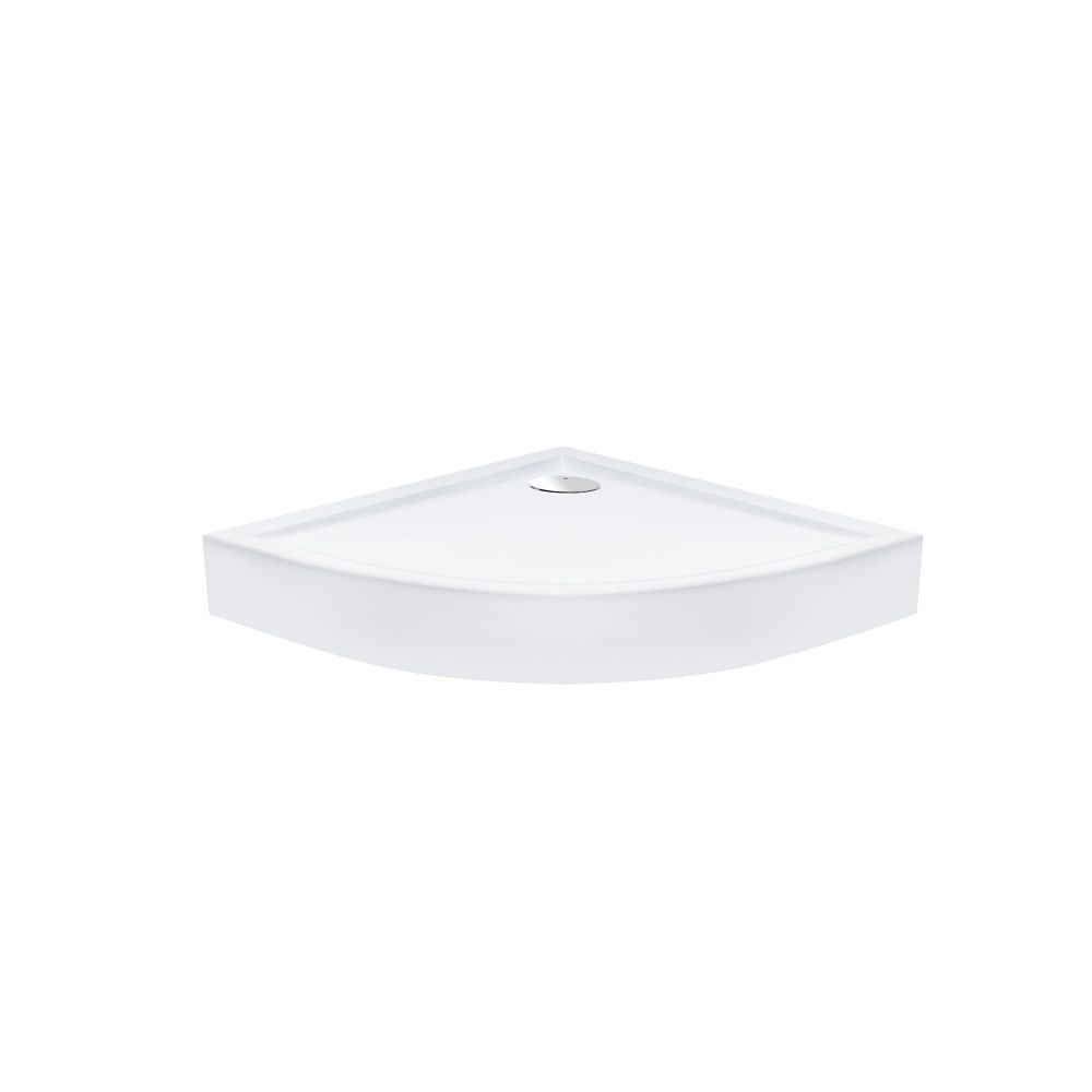 Душова кабіна Qtap Presto 80x80 (профіль - хром, скло - матове) PRECRM1088AP5SET з піддоном