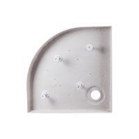Душова кабіна Qtap Presto 80x80 (профіль - хром, скло - матове) PRECRM1088AP5SET з піддоном