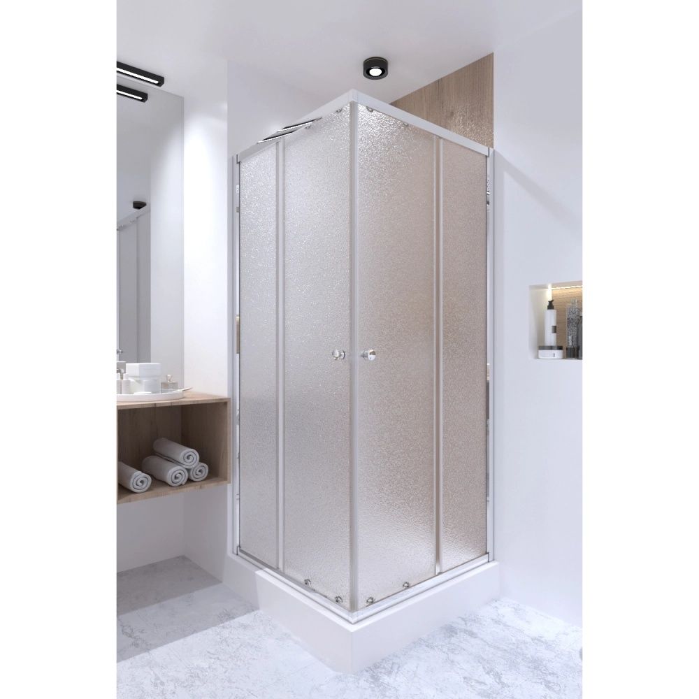 Душова кабіна Qtap Presto 80x80 (профіль - хром, скло - матове) PRECRM1088SP5