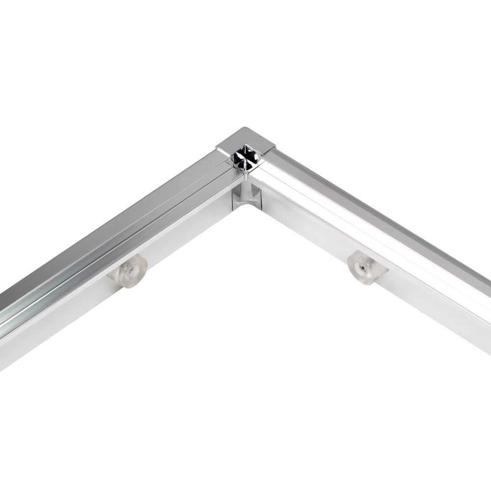 Душова кабіна Qtap Presto 80x80 (профіль - хром, скло - матове) PRECRM1088SP5SET з піддоном