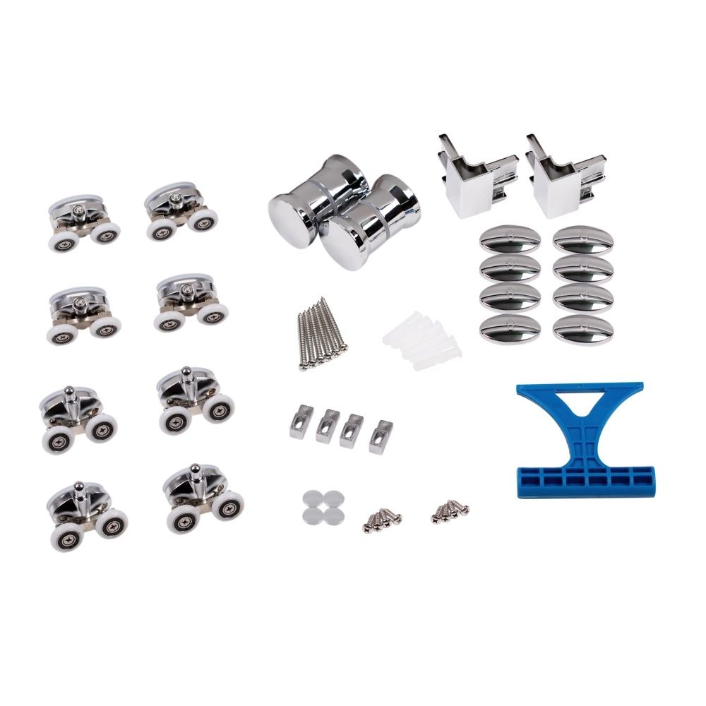 Душова кабіна Qtap Presto 80x80 (профіль - хром, скло - матове) PRECRM1088SP5SET з піддоном