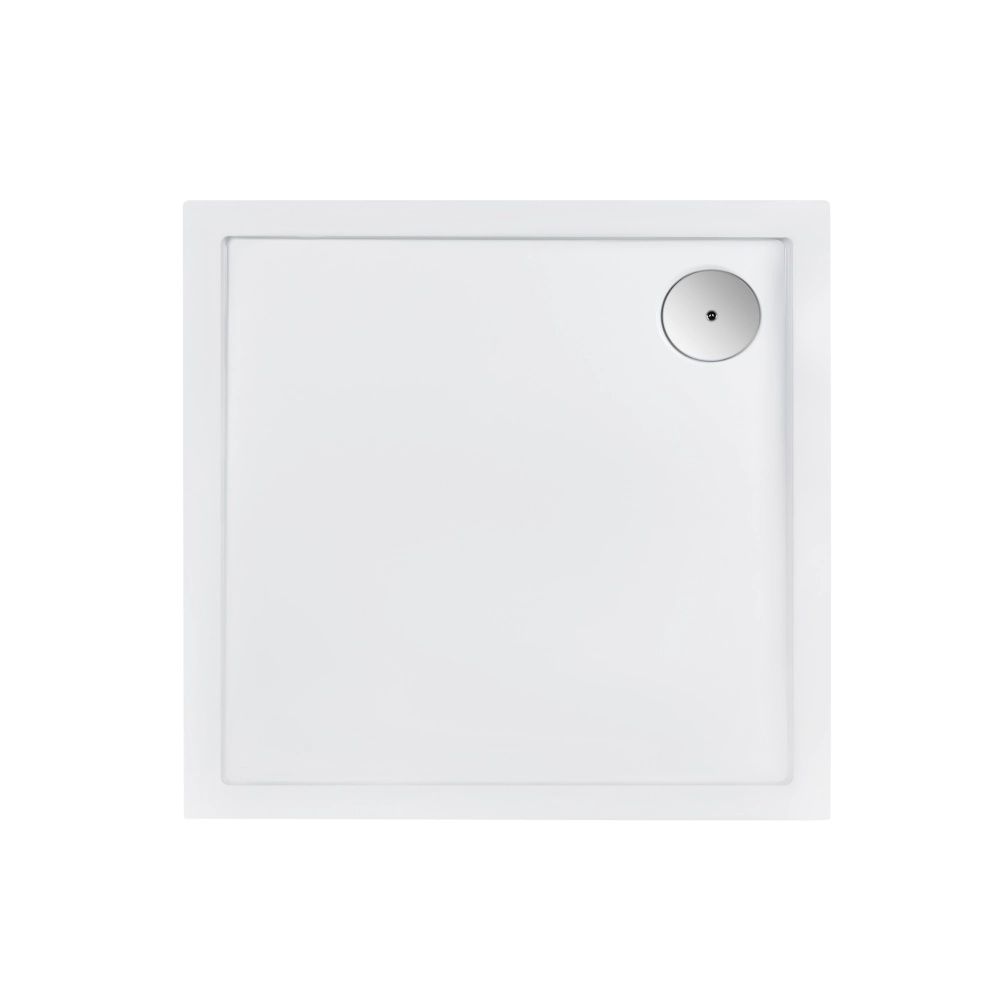 Душова кабіна Qtap Presto 80x80 (профіль - хром, скло - матове) PRECRM1088SP5SET з піддоном