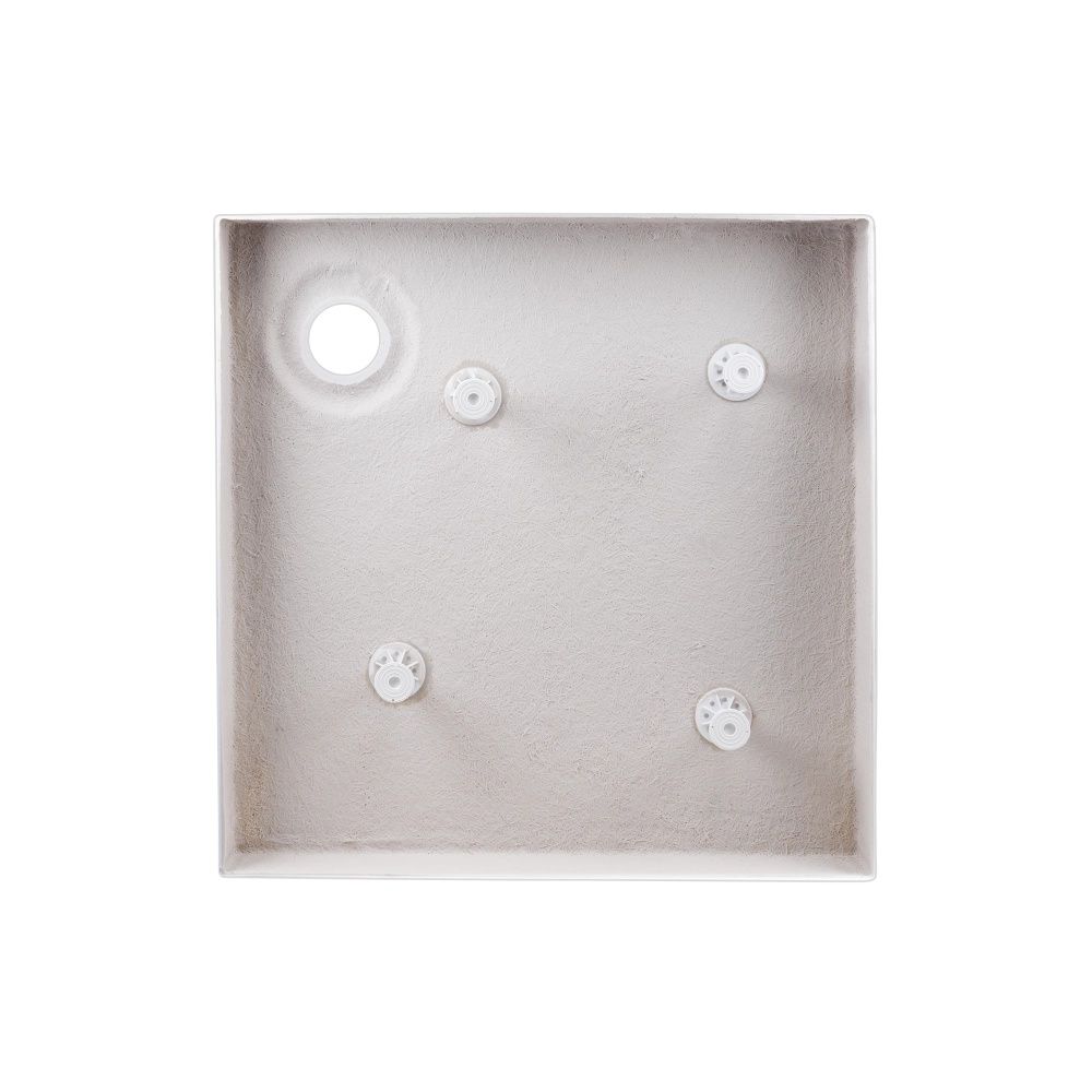 Душова кабіна Qtap Presto 80x80 (профіль - хром, скло - матове) PRECRM1088SP5SET з піддоном