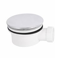 Душова кабіна Qtap Presto 80x80 (профіль - хром, скло - матове) PRECRM1088SP5SET з піддоном
