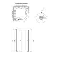Душова кабіна Qtap Presto 90x90 (профіль - хром, скло - матове) PRECRM1099AP5