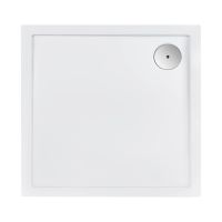 Душова кабіна Qtap Presto 90x90 (профіль - хром, скло - матове) PRECRM1099SP5SET з піддоном