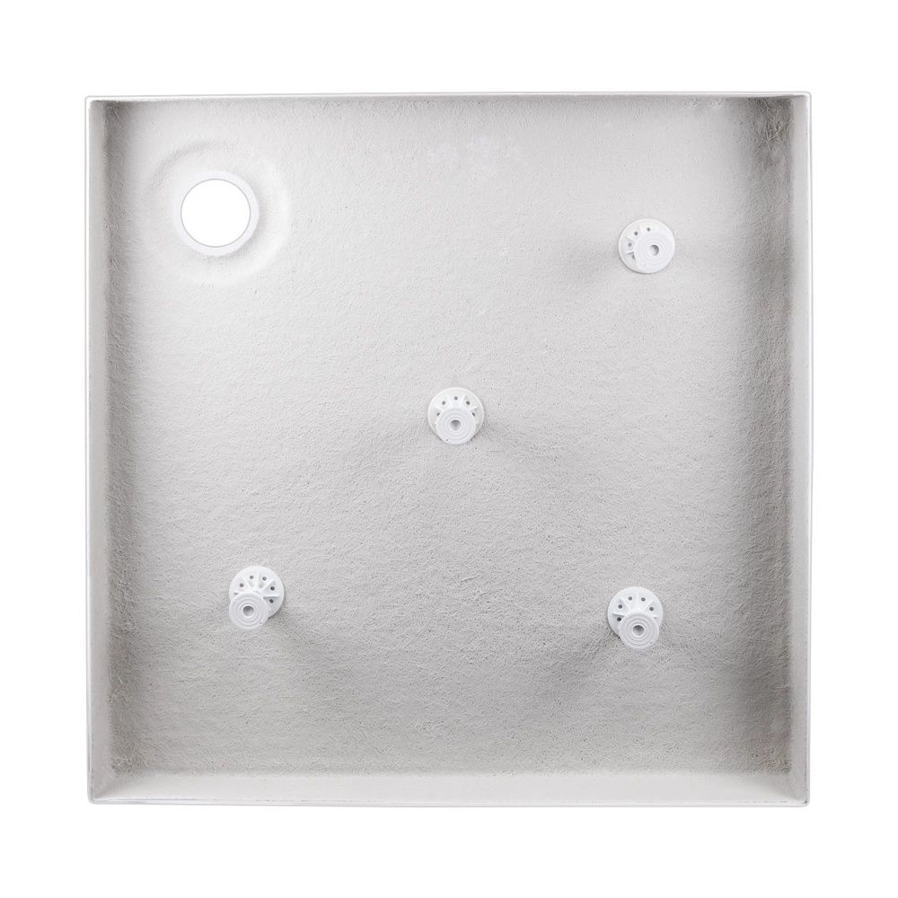 Душова кабіна Qtap Presto 90x90 (профіль - хром, скло - матове) PRECRM1099SP5SET з піддоном