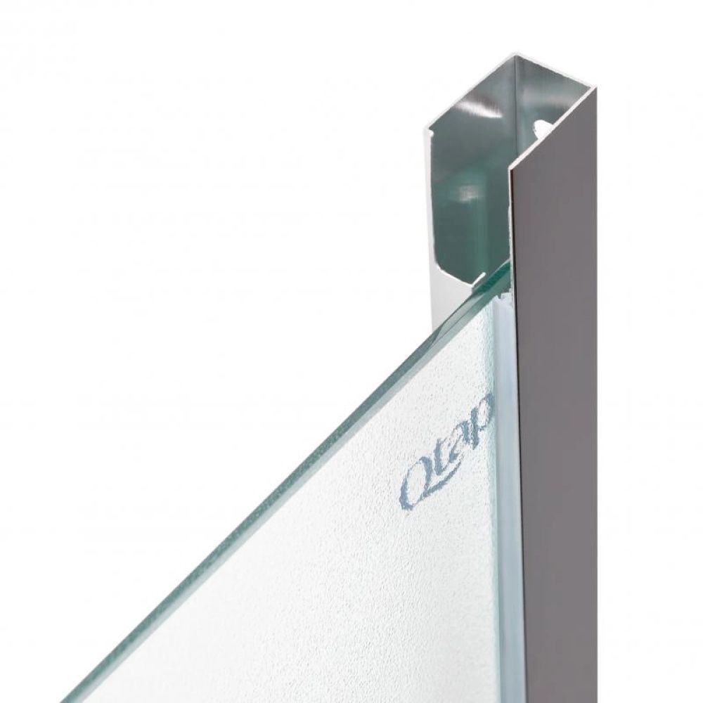 Душова кабіна Qtap Presto 90x90 (профіль - хром, скло - матове) PRECRM1099SP5SET з піддоном