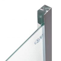 Душова кабіна Qtap Presto 90x90 (профіль - хром, скло - матове) PRECRM1099SP5SET з піддоном