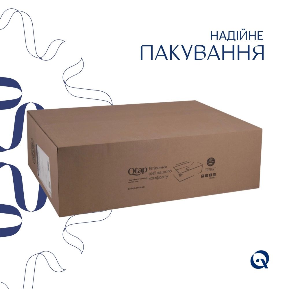 Раковина врізна Qtap Albatross 62 см білий глянцевий QT01113060CW1