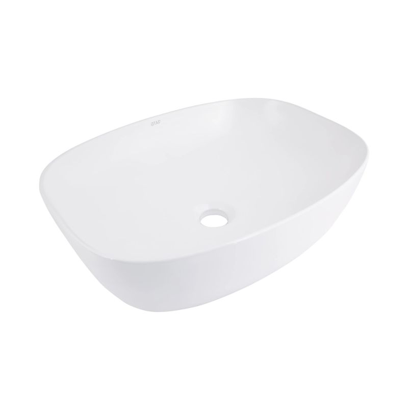 Раковина накладная Qtap Cardinal 60 см белый глянцевый QT04116257W