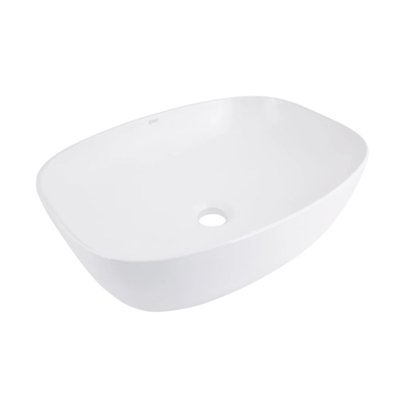 Раковина накладная Qtap Cardinal 50 см белый глянцевый QT04116302W