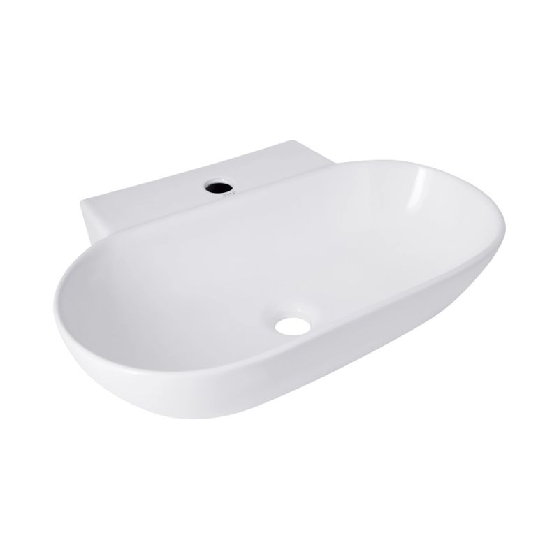 Раковина підвісна Qtap Cardinal 56.5 см білий глянцевий QT0411K177WN